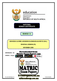 IsiXhosa SAL P2 Nov 2009.pdf